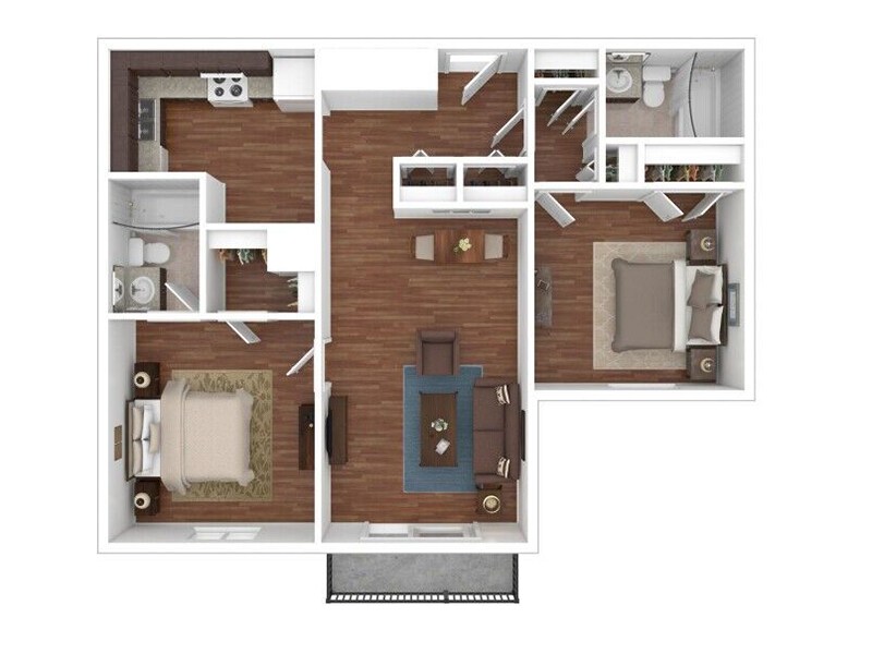 Plano de planta - Majestic Oaks