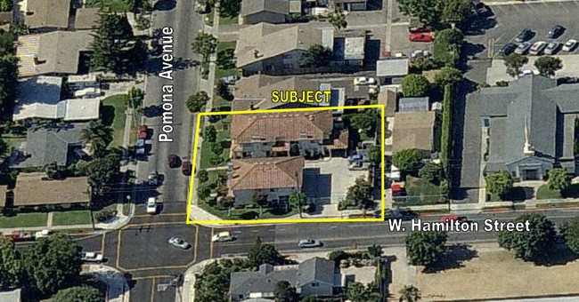 Aerial Photo - Hamilton Court Apartments