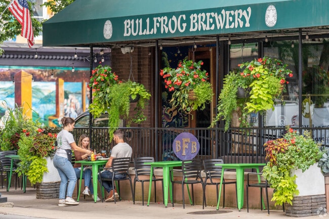 Locals love the outdoor dining available in Downtown Williamsport.