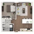 One Bedroom, One Bathroom (A2)