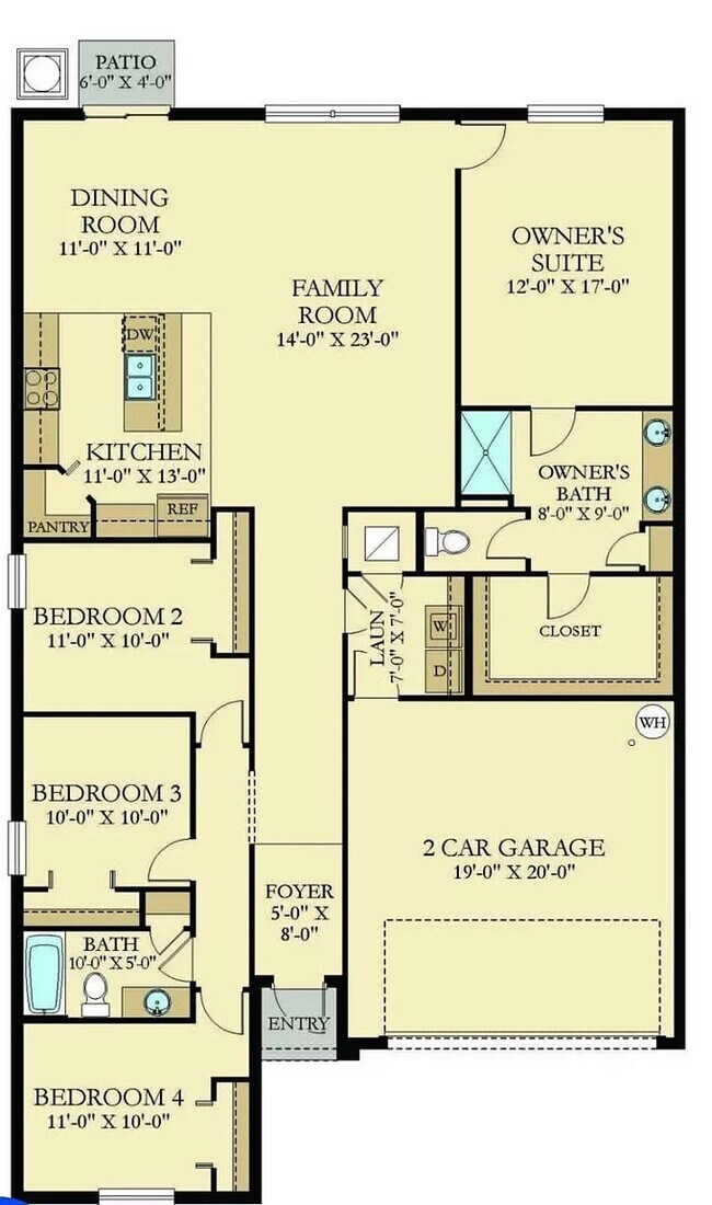 Floor Plan - 11237 Linden Depot Rd