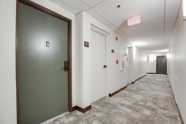 Newly renovated corridors - Lenox Club