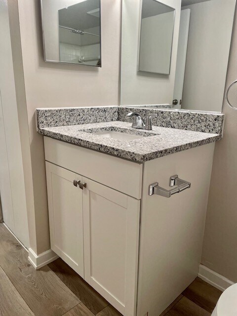 Bathroom Counter (Renovated) - Hidden Valley Club