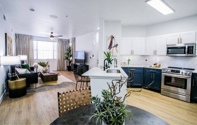 The Presley at Whitney Ranch, Las Vegas, NV, Kitchen & Living Room - The Presley at Whitney Ranch