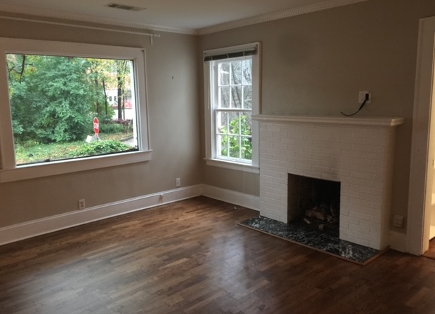 Lounge room with fireplace - 731 Berkeley Ave NW