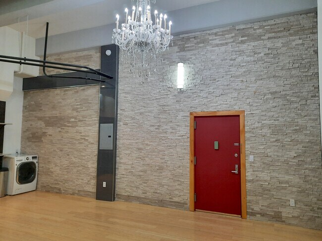 Stone wall - 75 Liberty Ave