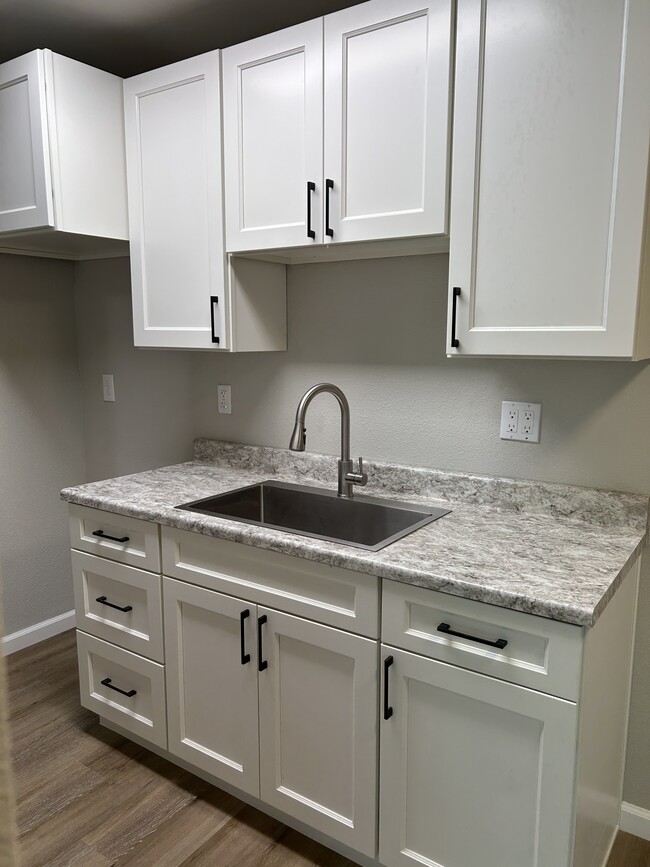 New kitchen cabinets with soft close and new countertops, sink and plumbing - 2829 Apple Valley Ln