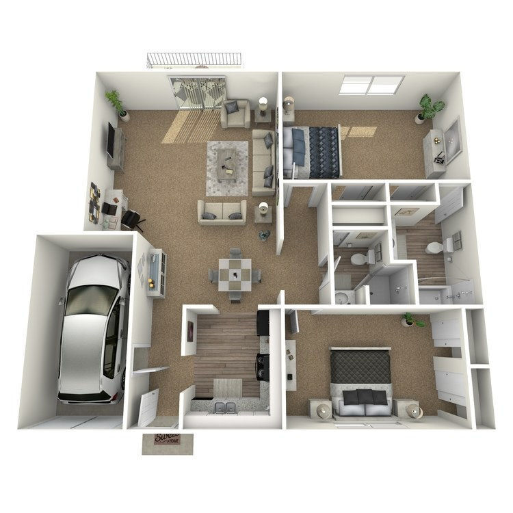 Plano de planta - Ascend Midtown