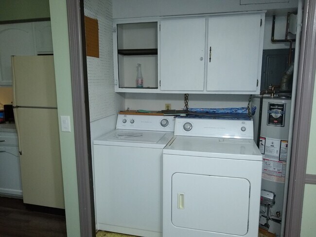 Laundry in kitchen. - 664 E 12th St