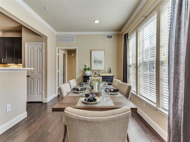 Elegant Dining Room - The Caruth Premier Townhome Apartments