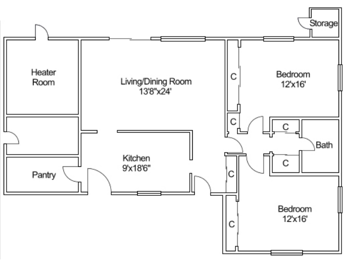 Floorplan - Gardner Hills - Phase I & II