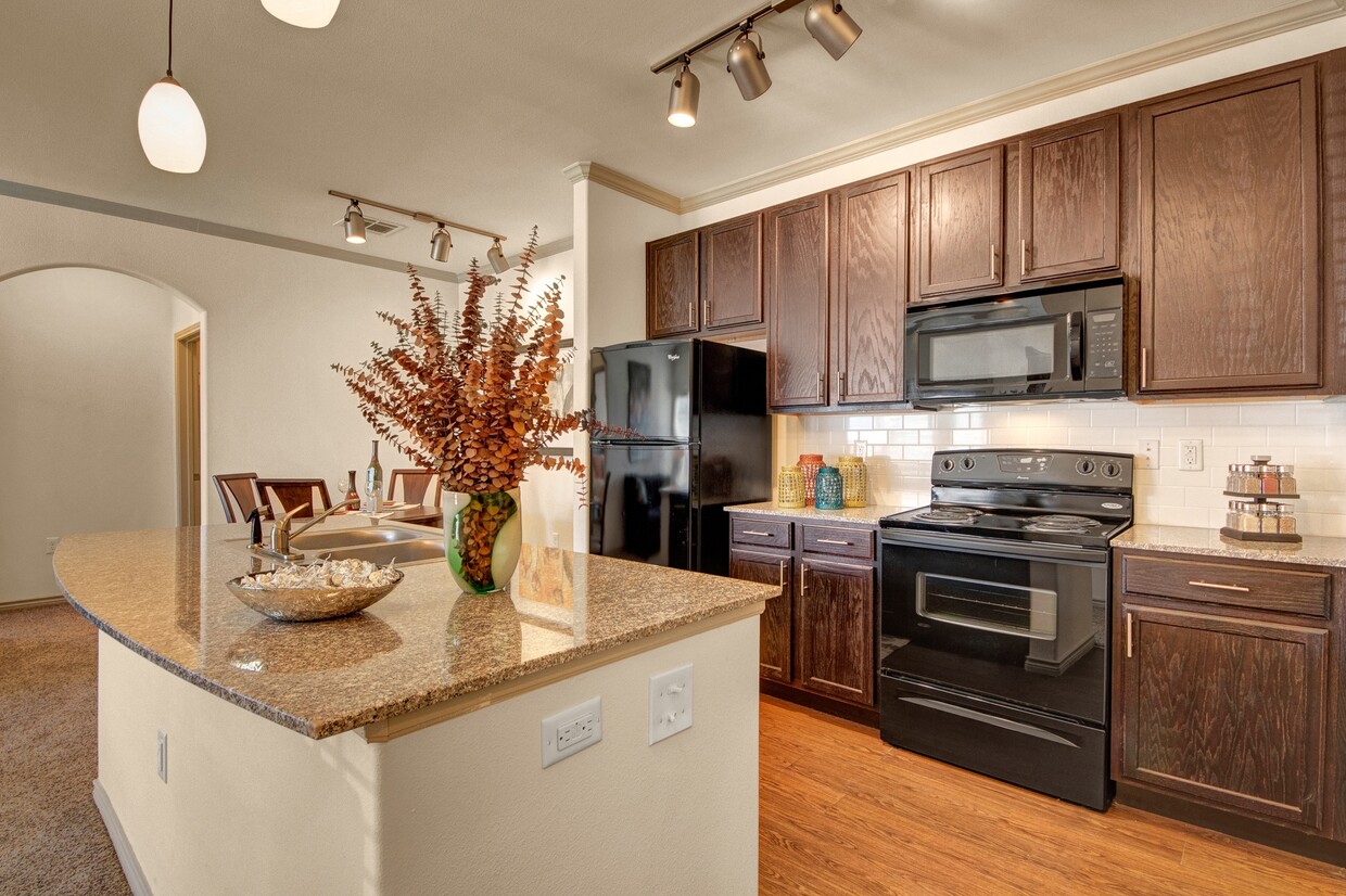 Large Kitchen Island with Granite Countertops - Liberty Pointe