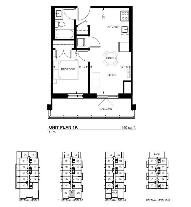 Plan d'étage - The Scott