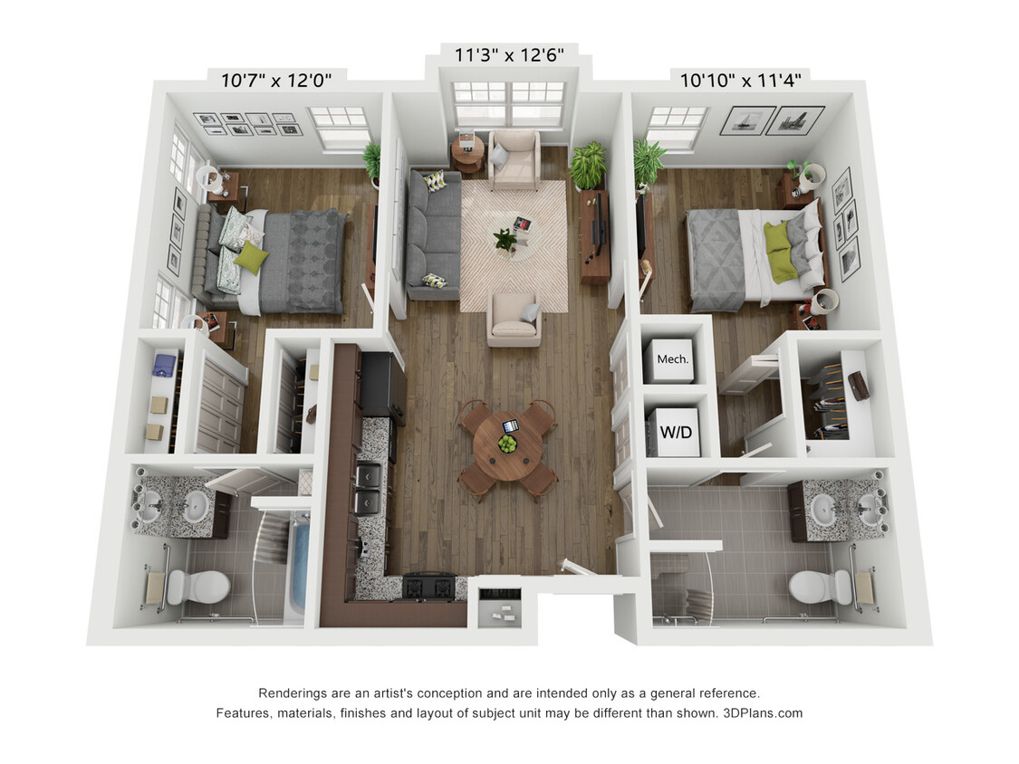 Plano de planta - Oak Valley