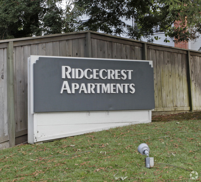 Signage - Ridgecrest Apartments