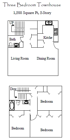 3 HAB/1.5 BA - Countryside I, II, III & IV Apartments