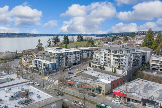 Aerial Photo - West Water Apartments