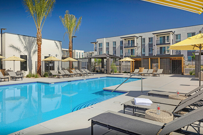 Catch some rays at our resort-style, heated swimming pool - Pace Apartments