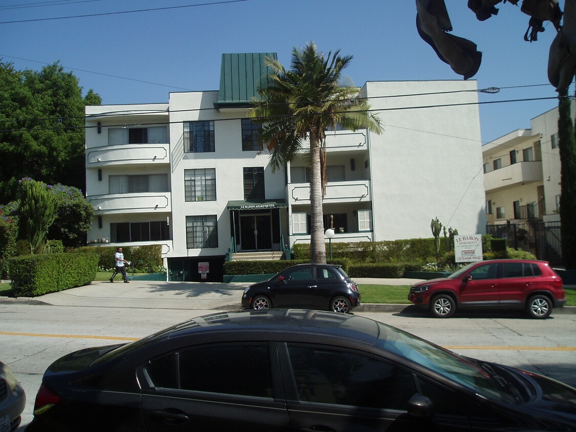 Front of LeBaron Apts. - 2100 N Beachwood Dr