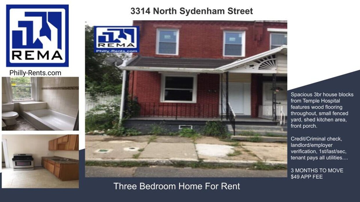 Primary Photo - Temple Hospital 3-br FULL HOUSE - For Rent