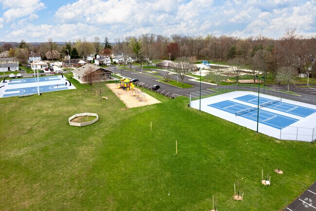 Willow Grove tennis lovers head to Crestmont Park for a quick game with friends.