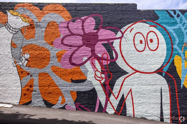 Loring Heights has some fun and interesting murals.