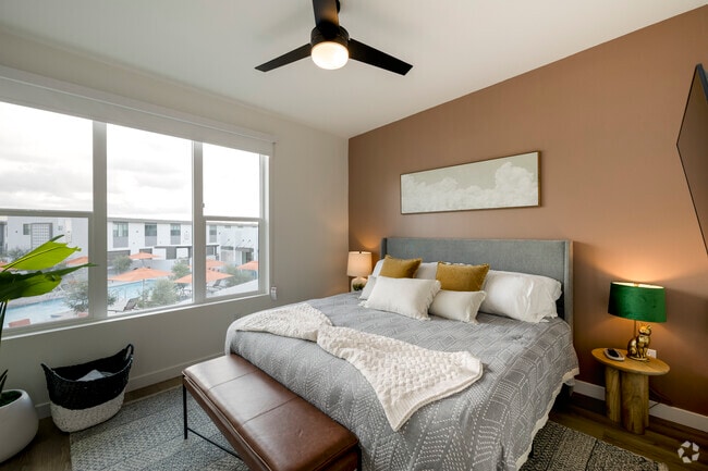2BA, 2.5BR - 1,264SF - Primary Bedroom - Sonoran Row
