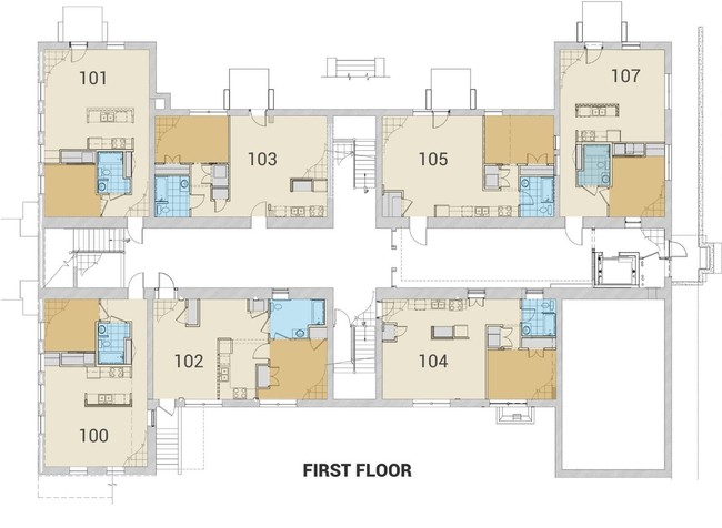 First Floor - Roland E. Cook Lofts