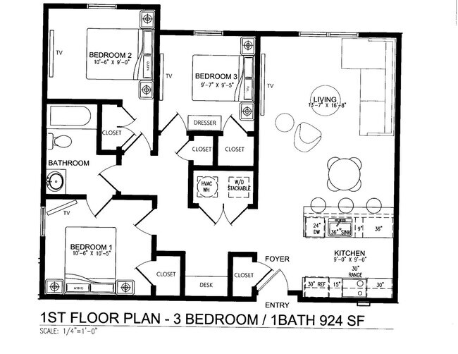 Photo - Beautiful Brand New Three Bedroom Apartment!