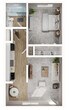 One Bedroom Apartment (1x1A)