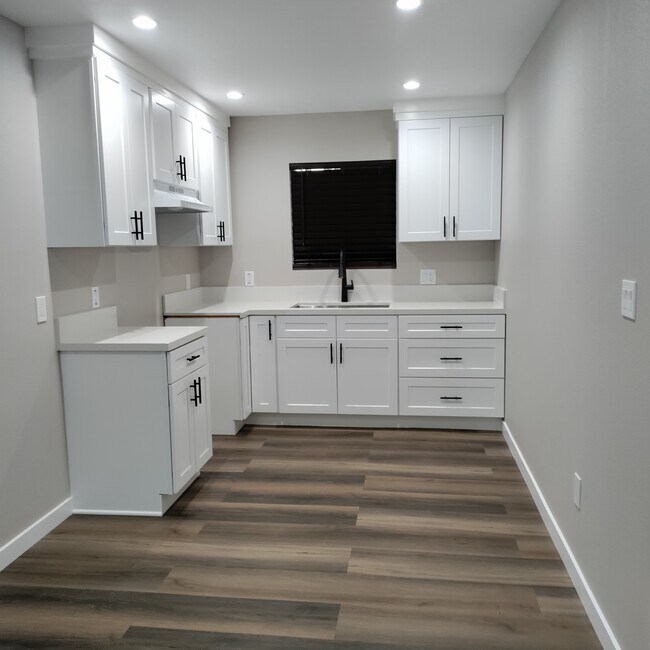 new cabinets and nice counter top - 110 E 76th Pl