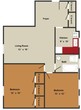 2 Bed / 1 Bath B1