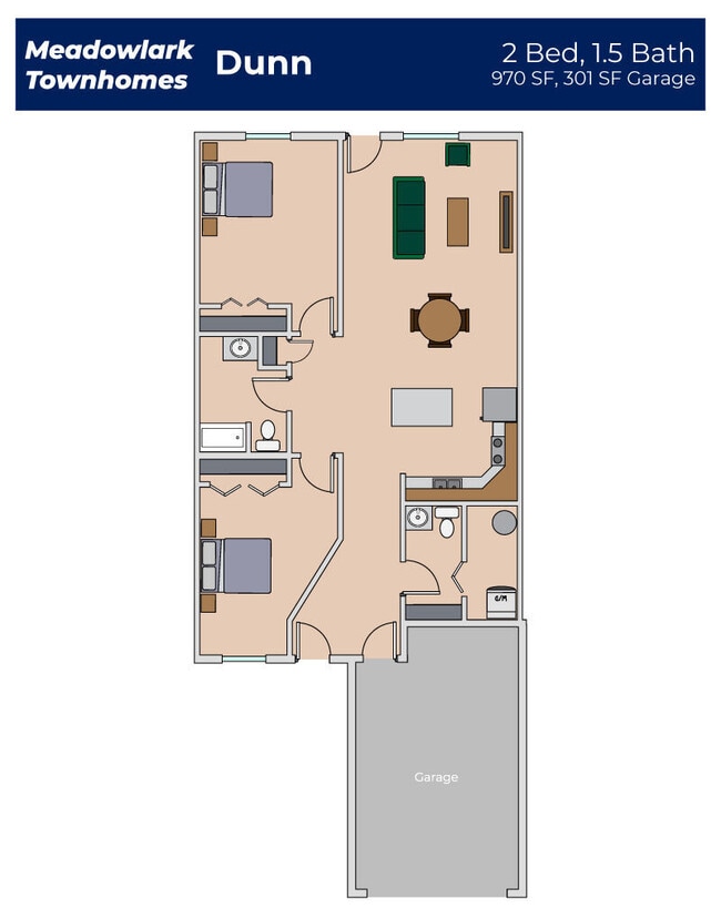 Floorplan - Meadow Lark Townhomes