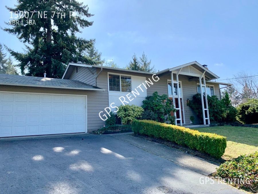 Lake Hills Bellevue 4/3 Updated Single Fam... House Rental in Bellevue, WA