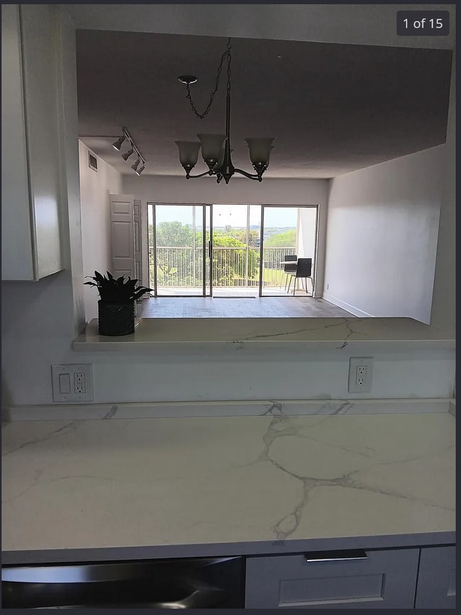view from kitchen - 3050 N Palm Aire Dr