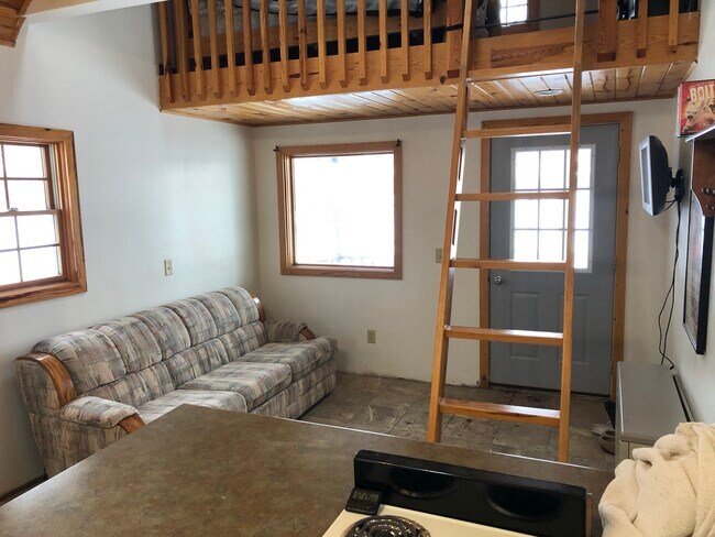 Lake-side view and ladder to loft - 12190 Bolton Trl