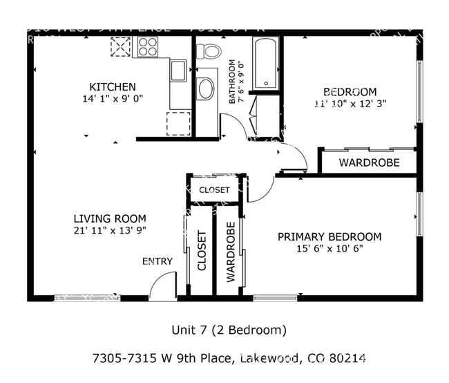 Photo - 7315 W 9th Pl Apartment