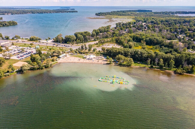 There are many types of water activities to enjoy, from an inflatable water park to swimming.