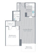 1 Bed 2 Bath_670E