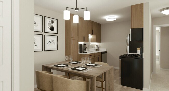 Cocina renovada en The Reserve en Prentiss Pointe Apartments en Harrison Township - Prentiss Pointe Apartments