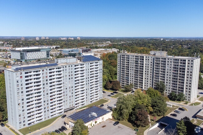 Aerial Photo - 30 Tuxedo Court Apartments
