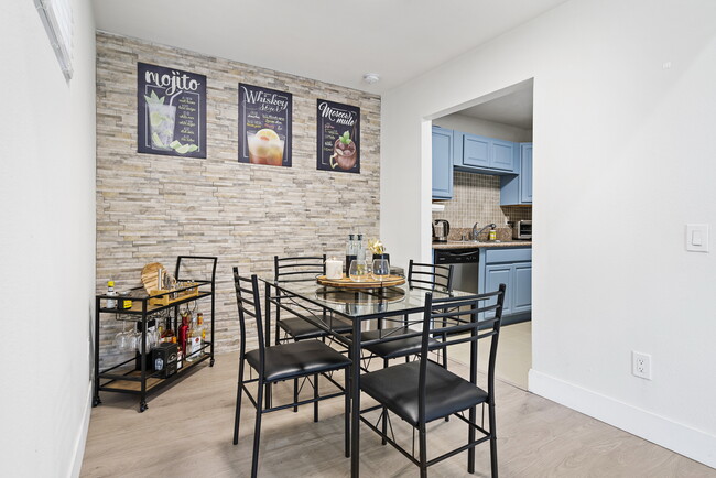 Dining room, recessed lighting in all rooms - 1350 N Escondido Blvd