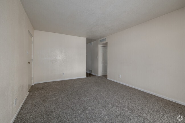3BR, 2BA - 1,050SF - Living Room - Vista Village Apartments
