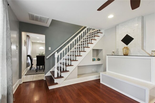Living room + stairs - 3033 Toledano St