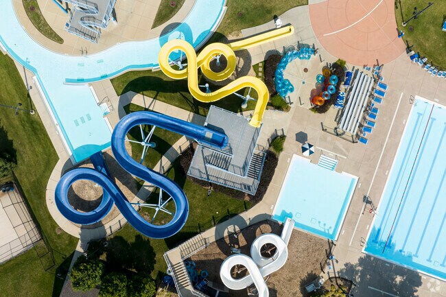 The Bartlett Aquatic Center boasts slides, a lazy river, and lap pool to keep you cool.
