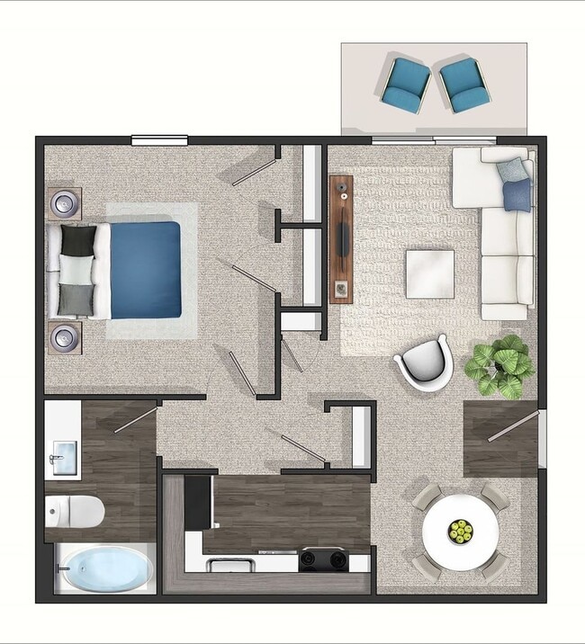 Foto del interior - Barrel Oaks Apartments