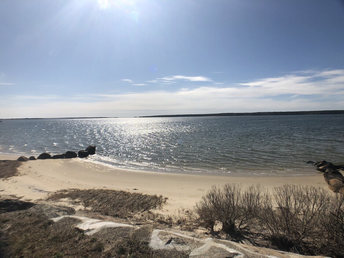 private beach on property - 15 Seconsett Point Rd