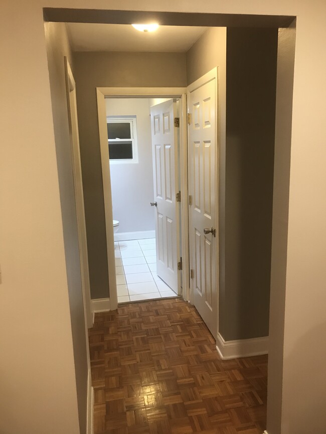 Living room to bedroom and bathroom view. - 5231 N Oakview St