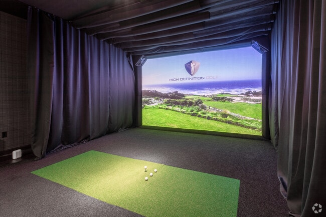 Golf Simulator - Nolan Mains Residences at 50th & France