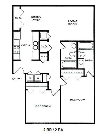2BR/2BA - Pointe 23